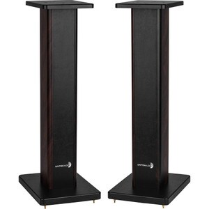 Dayton Audio 28" Universal Wood Speaker Stand Pair, Walnut